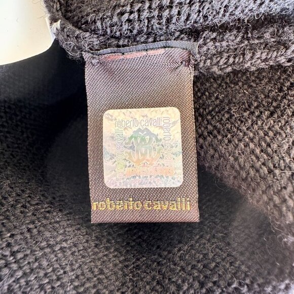 Roberto Cavalli Graphic Print Wool Sweater - Picture 7 of 11